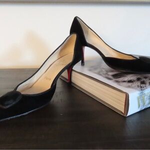Christian Louboutin Black Heels with Red Soles